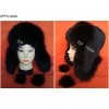 rabbit fur hat