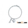 Key and lock bracelet