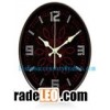 LISHUO12 inches round rural sitting room wall clock modern f