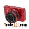Nikon 1 J1 Red 10.1MP HD Digital Camera