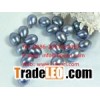 wholesale 100pcs 7-8mm peacock blue freshwater loose pearl b