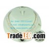 two-strand white freshwater pearl&purple crystal bridal neck