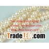 wholesale 8-9mm natural pink freshwater button pearl strand