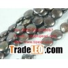 wholesale 12mm coffee coin freshwater pearl strand