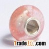 crystal beads with silver core