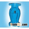 Mute vertical lift check valve