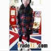 Girls' British style flannel shirt