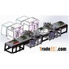 Cylindrical battery combination assembly laser welding mach