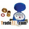 Single jet dry type water meter