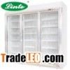 beverage 3 glass doors convenience store display refrigerato