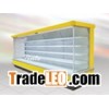commercial upright supermarket refrigerator display case
