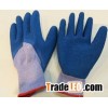 Half Coated Crinkle Latex Coated Gripper working Gloves