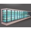 China OEM factory supermarket refrigerator showcase with doo
