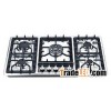 Cheap !5 burners gas hob, SS panel, cast iron pan support
