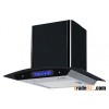 Black chimney, LCD touch switch with remote, 60cm