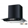 60cm wall mounted black chimney, color screen push switch