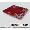 Red Snowflake Design Paper Plates