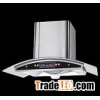 Cheap price! 90cm mesh  filter,SS chimney, wall mounted