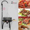 height adjustable garden bbq grill