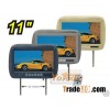 2×11.2" TFT LCD Car Pillow headrest monitor w/IR 3Color
