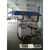 Moving solar tricycle chest freezer