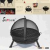 charcoal fire pit BBQ grill