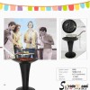 35" high cast iron aluminum bbq grills