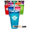16 Oz. Glittery Double Wall AS Promotional Tumblers
