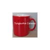 Red ceramic DURHAM mug