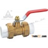brass ball valve with PPR