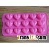 heart shape silicon ice tube mold