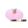 Practical silicon cup lid