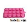 Little daisy design silicon ice tray mold
