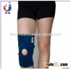 Waterproof neoprene adjustable blue knee support brace