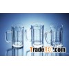 glass cup with handle