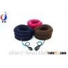 Full flannel inflatable air neck traction to ease neck pain