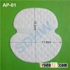 Unisex disposable underarm sweat pad