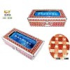 Brown Grid Aluminium Alloy Shoe Cover Machine