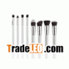 8pieces Bronzer Makeup Brush With Silver