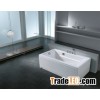 Soaking acrylic bathtub