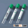 Disp[osable vacuum blood collection tube Green heparin tube