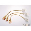 3-way double balloons foley catheter