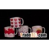 ceramic mug with cordiform