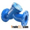 DIN3202 F1 cast iron flange type and threaded type Y-straine