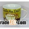 ceramic mug with coffee design