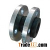 threaded twin sphere union rubber expansion joint