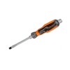 Flat head and phillips screwdriver with magnetic
