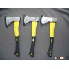Axe with plastic coated handle