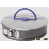 Spring form cake pan with lid
