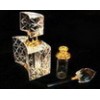 crystal perfume bottle with stick